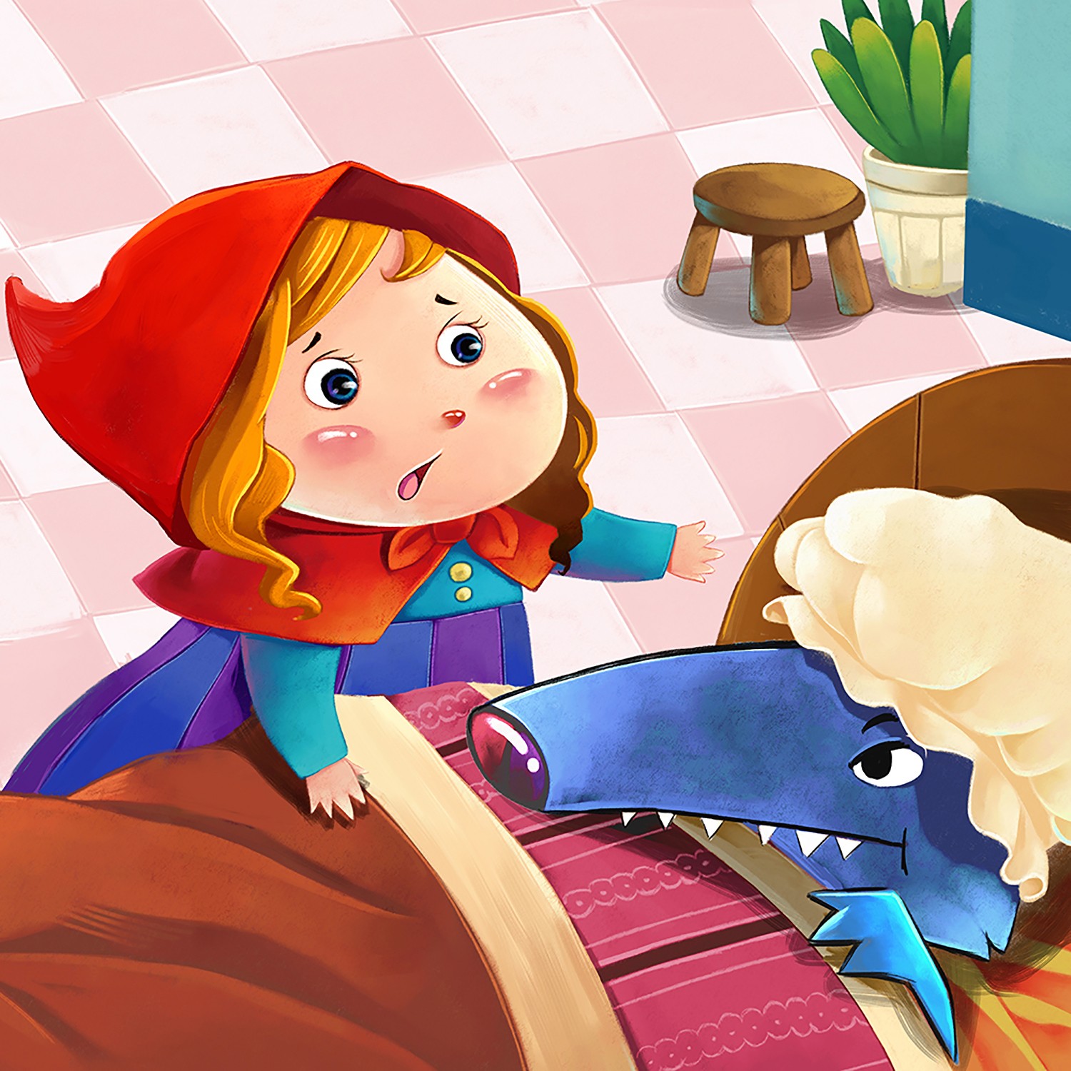 Step 128: Little Red Riding Hood丨Be Cautious with Strangers