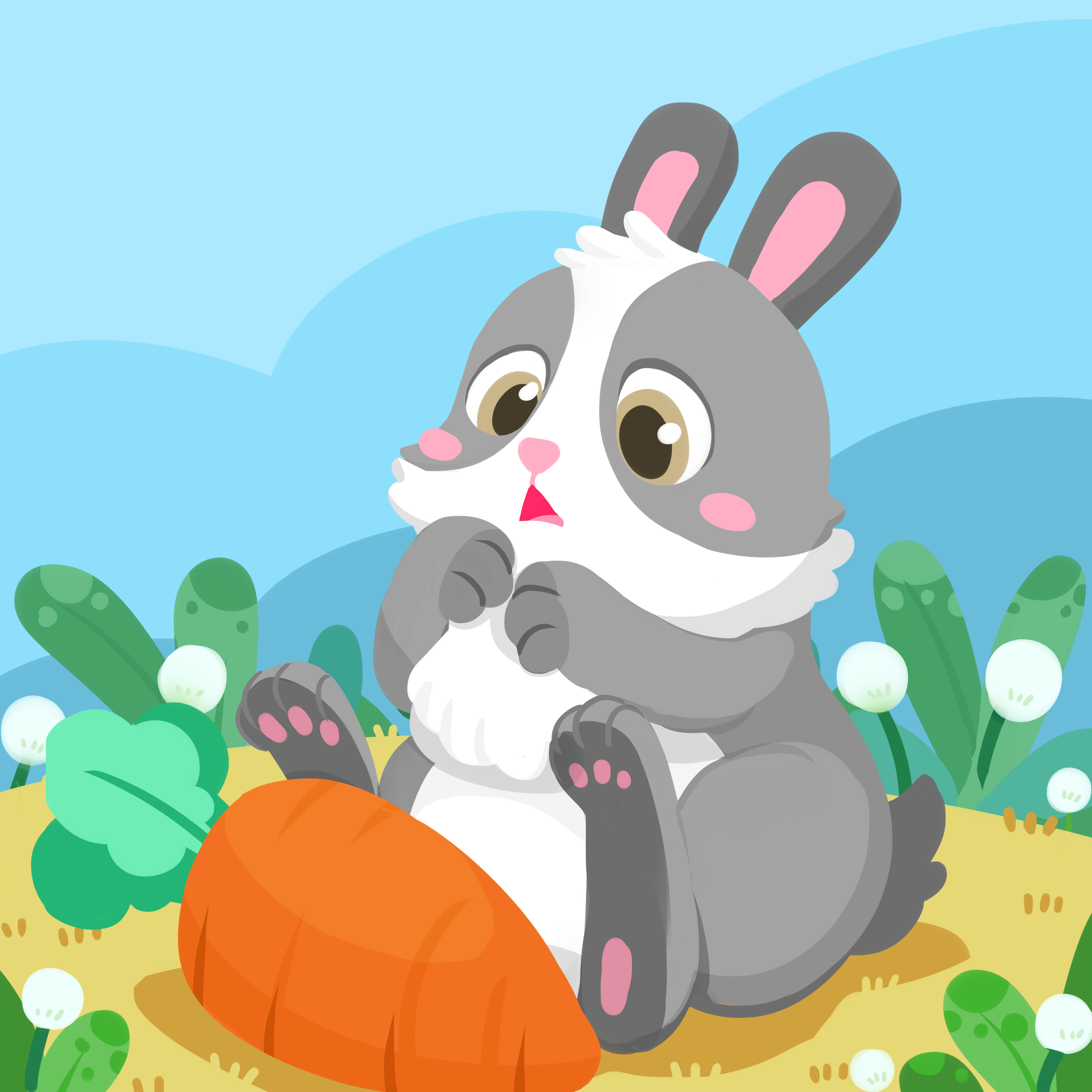 Panda Kiki‘s Moment of Science: Bunnies‘ Survival Strategy