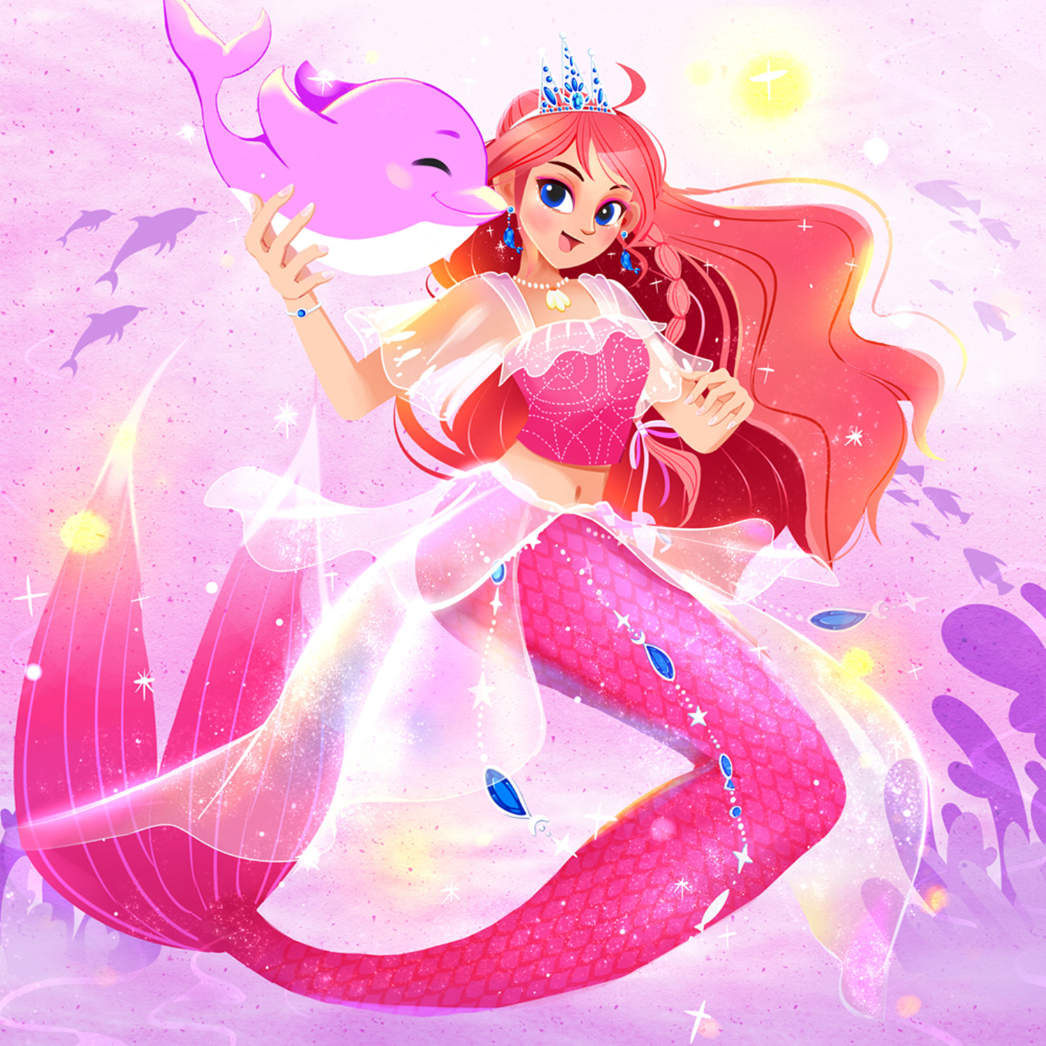 【Mermaid Story】Princess Vivian🧜‍♀️ E2: Search for the Magic Pearl🔮