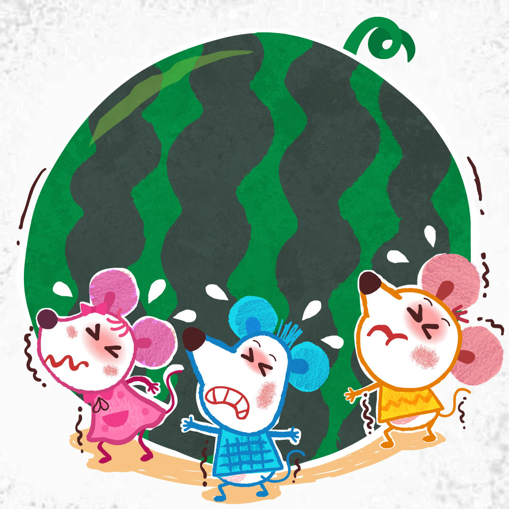 The Three Mice E2: Moving the Watermelon