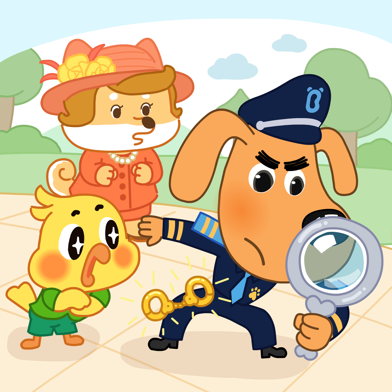 Safety Sheriff Labrador👮: Mrs. Shiba Inu Catches a Thief😈