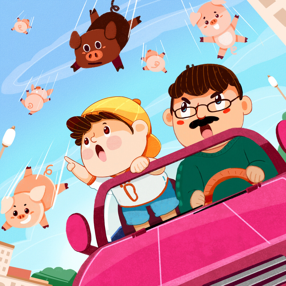 Magical Adventures: Raining Pigs🐷