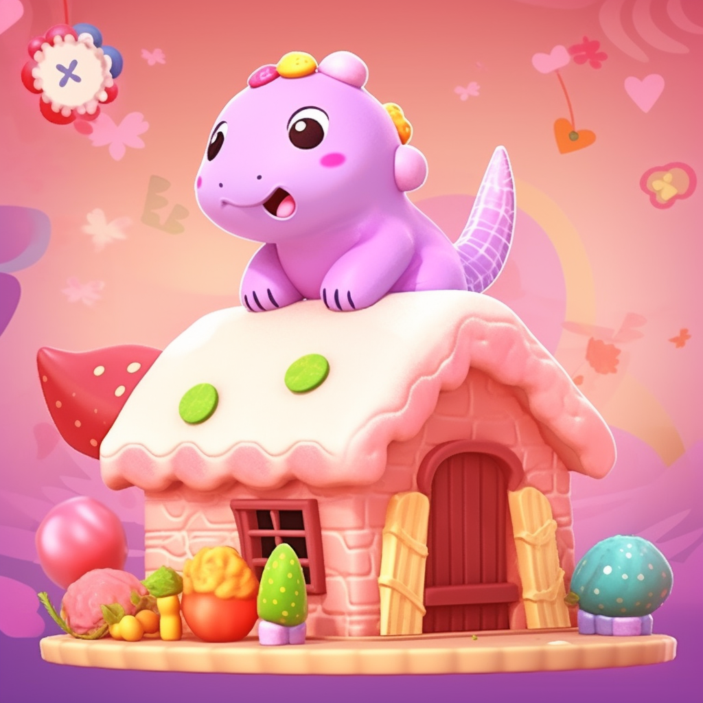 Spotty Dinosaur's Cake Shop Trailer🎂