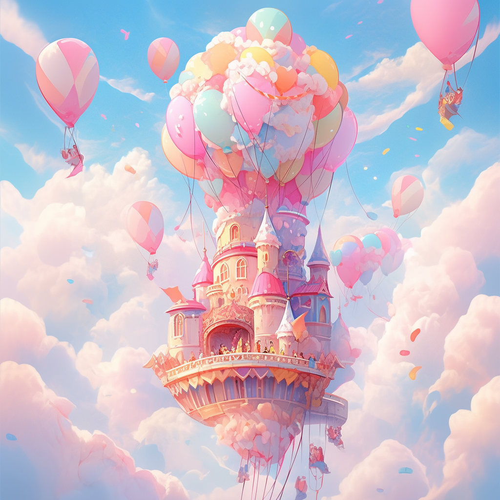 Bedtime Stories: The Hot Air Balloon and the Cotton Candy Castle🪂