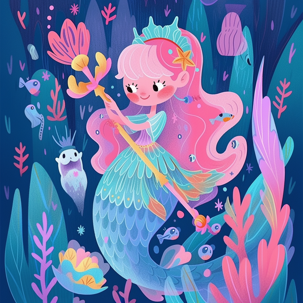 Mermaid Princess Series: Princess Aroma’s New Magic🧙‍♀️