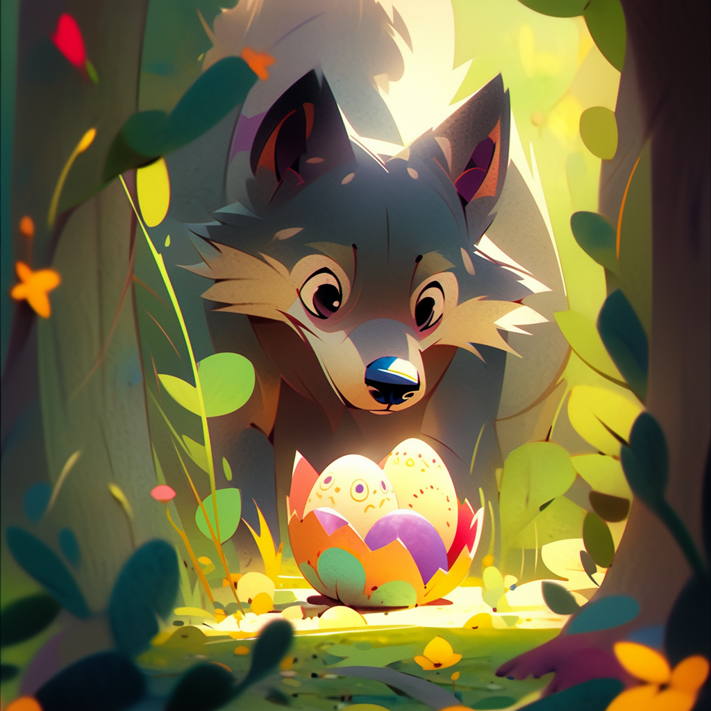 Wolf Hatches An Egg🥚丨Stories About Growing Up丨Mother Hen🐣