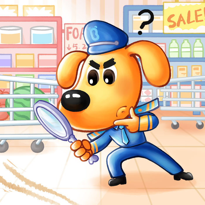 The Ghost Thief of Good Fortune Grocery👻丨Safety Sheriff Labrador👮