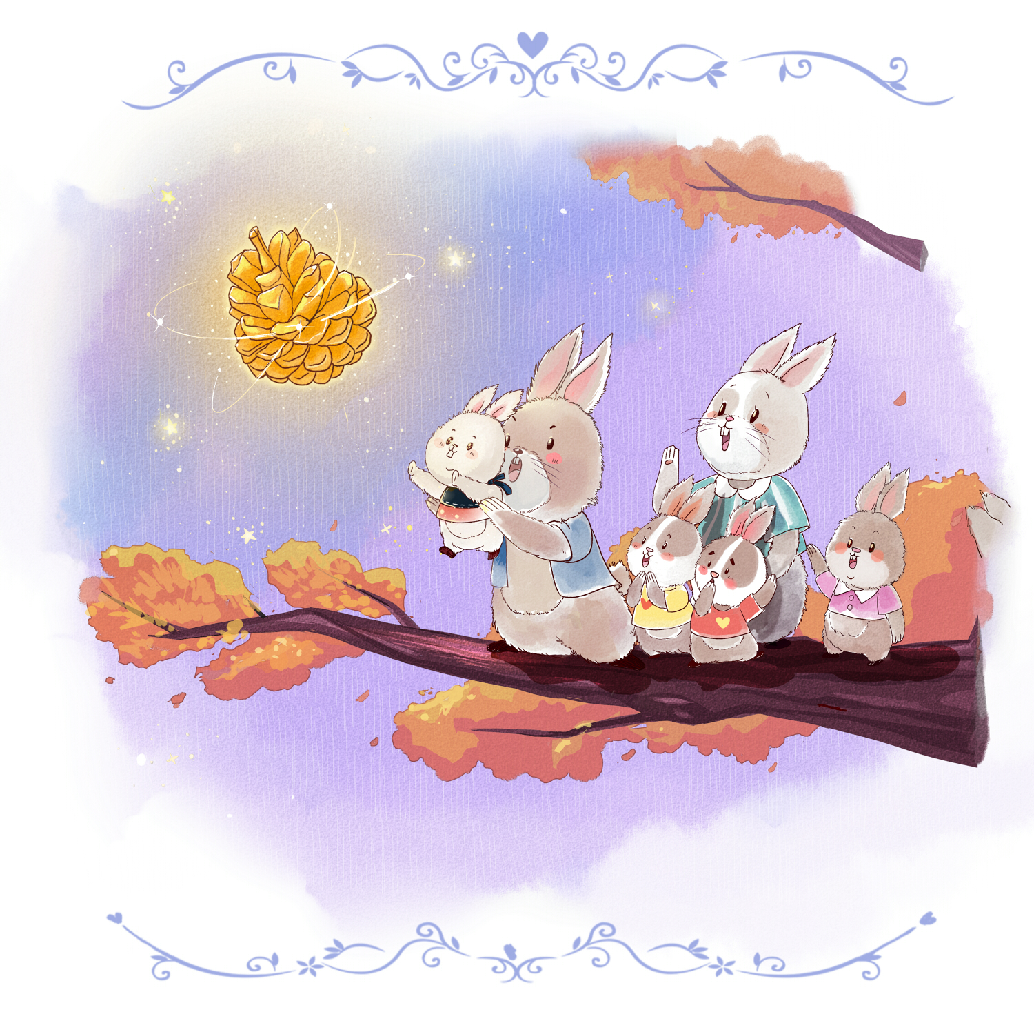 The 7 Bunnies Bring Happy Star Home✨