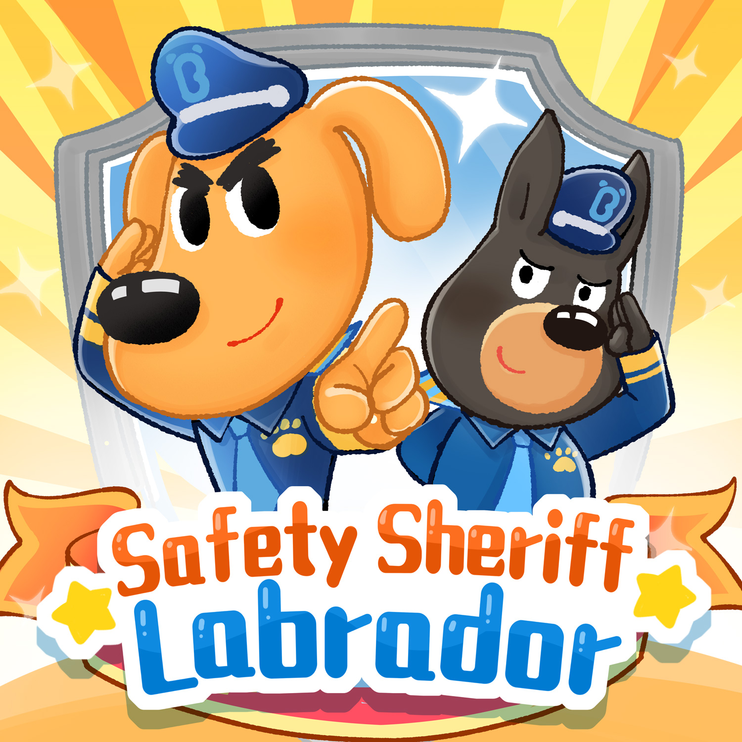 【Sheriff Labrador's Safety Tip! 】🚨Stay Calm When You're in Danger