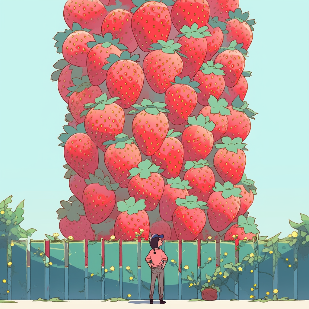 Stories About Friendship: Giant’s Strawberry Jam Fence🍓