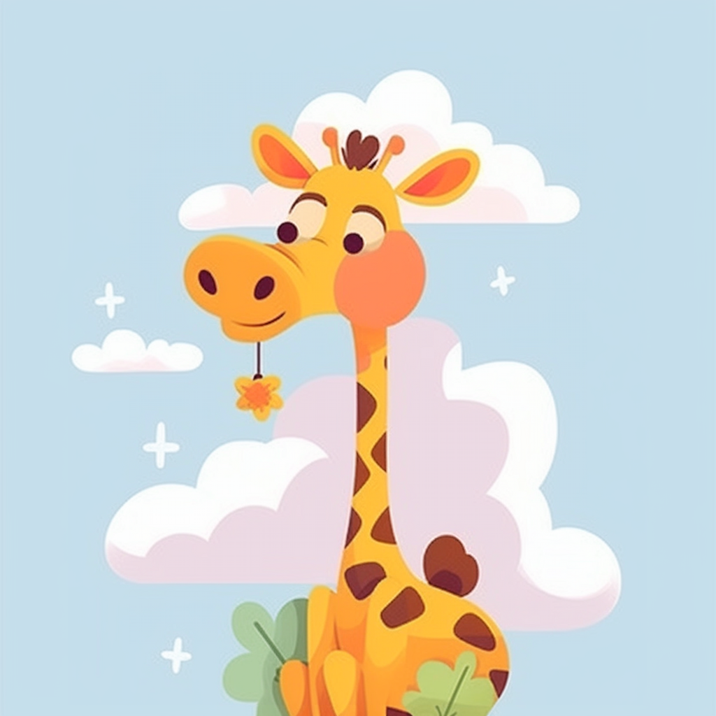 Stories About Friendship: Giraffe and Her Cloud🦒