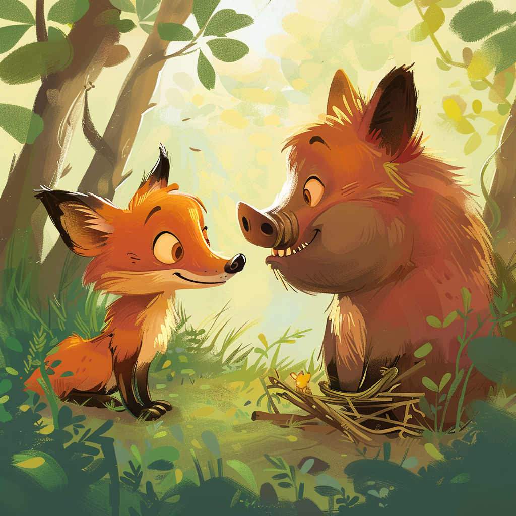 Aesop’s Fables: The Wild Boar and the Fox🦊