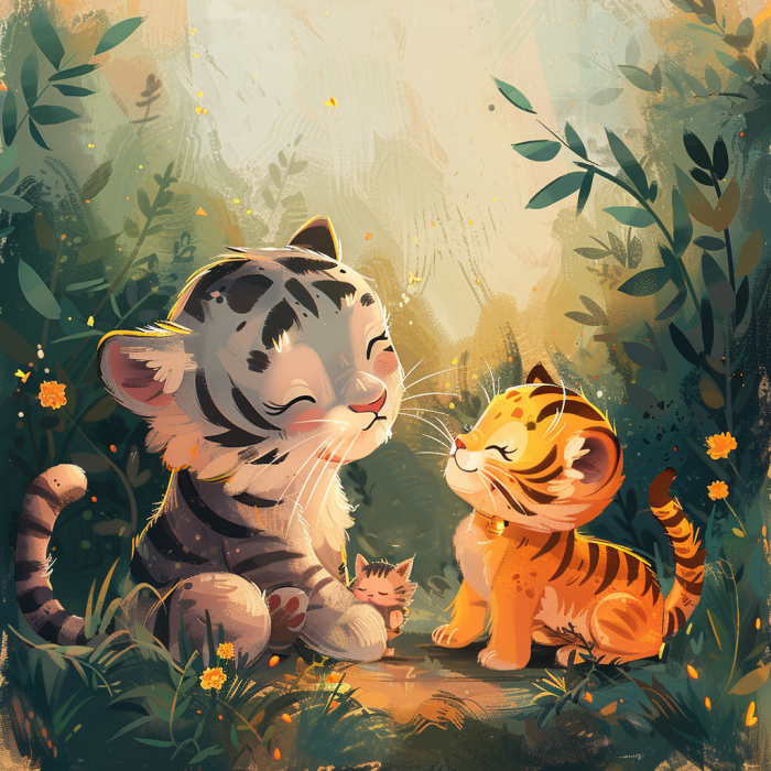 Bedtime Stories: Tiger Tim and Little Cat's Night in the Wild🐯