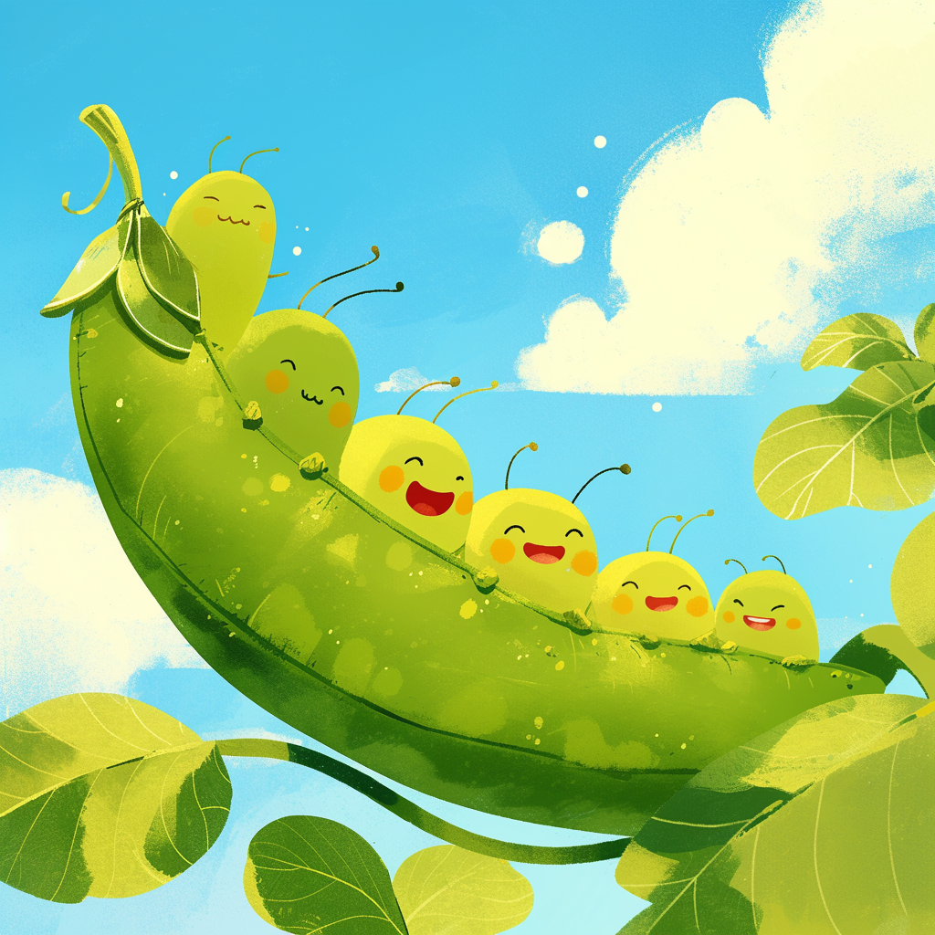 حبات البازلاء الخمس丨قصص أندرسن