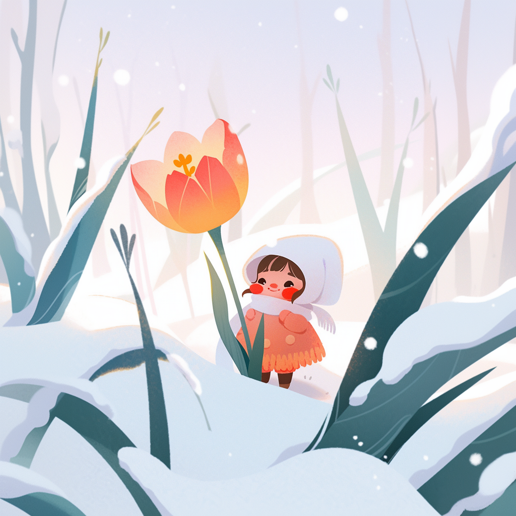 زهرة الثلج丨قصص أندرسن