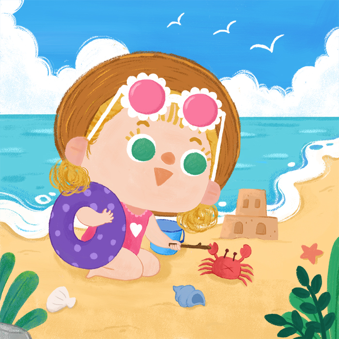 Splash! Let's go to the beach!🏖️丨Sunnie's Music Story🎶