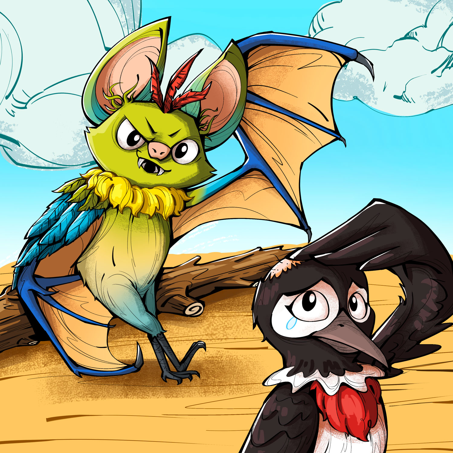 Tales from Latin America: Tale of Colorful Bat🐦 P2