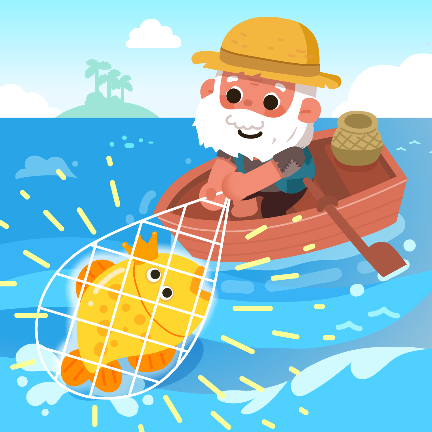 الصياد وزوجته(2)丨الحكايات العالمية الخرافية الكلاسيكية