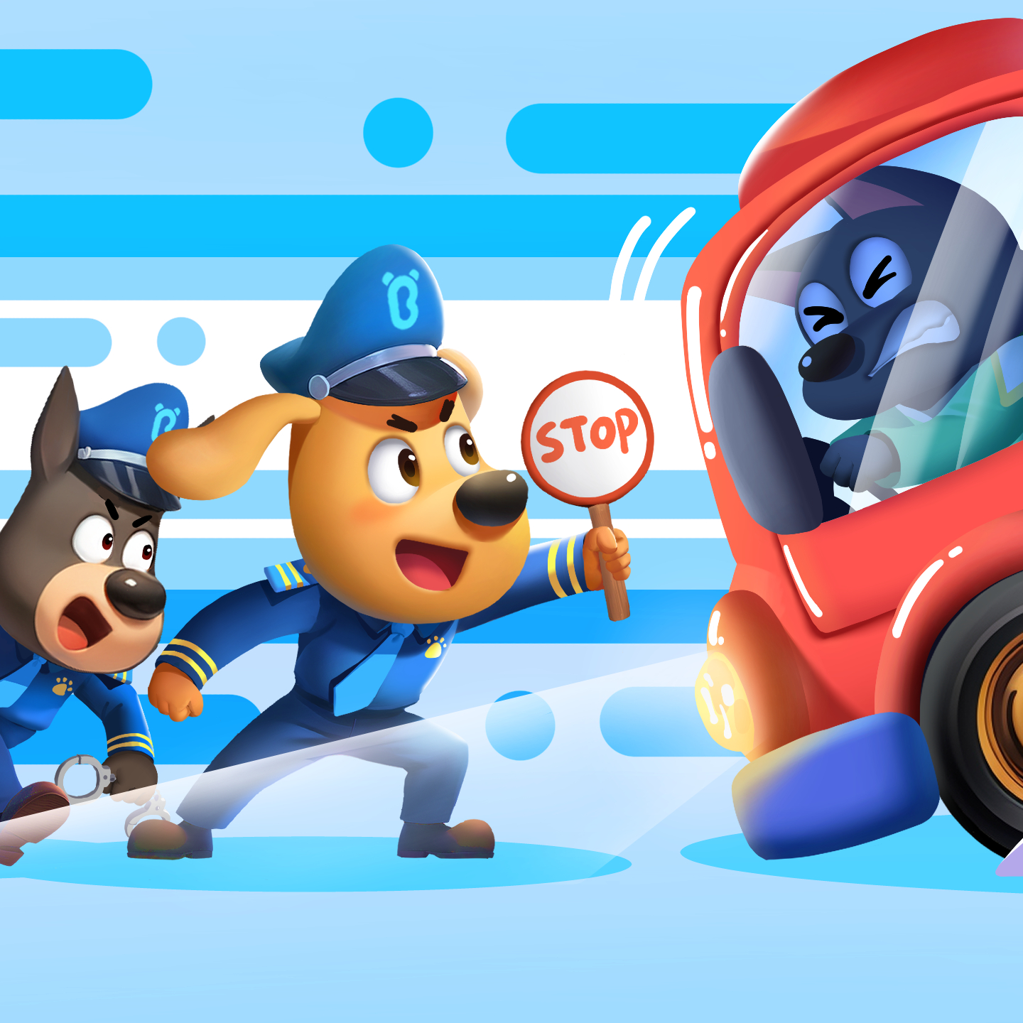 The Trouble of Black Tiger Families Movers P6丨Safety Sheriff Labrador👮