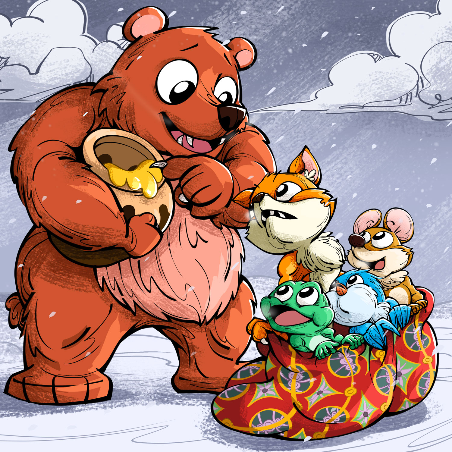 The Mitten🧤 P1丨丨East Slavic Folk Tales丨Aesop’s Fables from Every Land