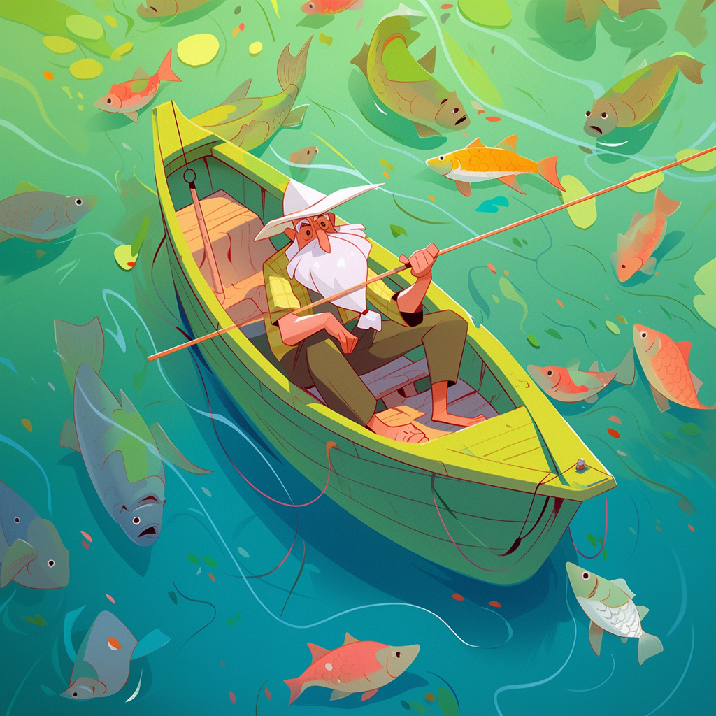 حكايات إيسوب: صياد السمك والصخور Aesop’s Fables: The Fisherman Who Catches  Rocks