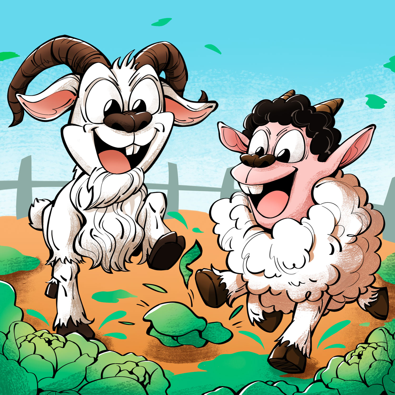 The Billy Goat and the Sheep🐏🐂 P1丨East Slavic Folk Tales丨Aesop’s Fables from Every Land