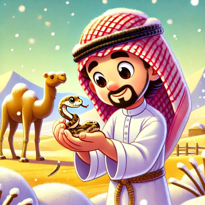 حكايات إيسوب: المزارع والثعبان Aesop’s Fables: The Farmer and the Snake