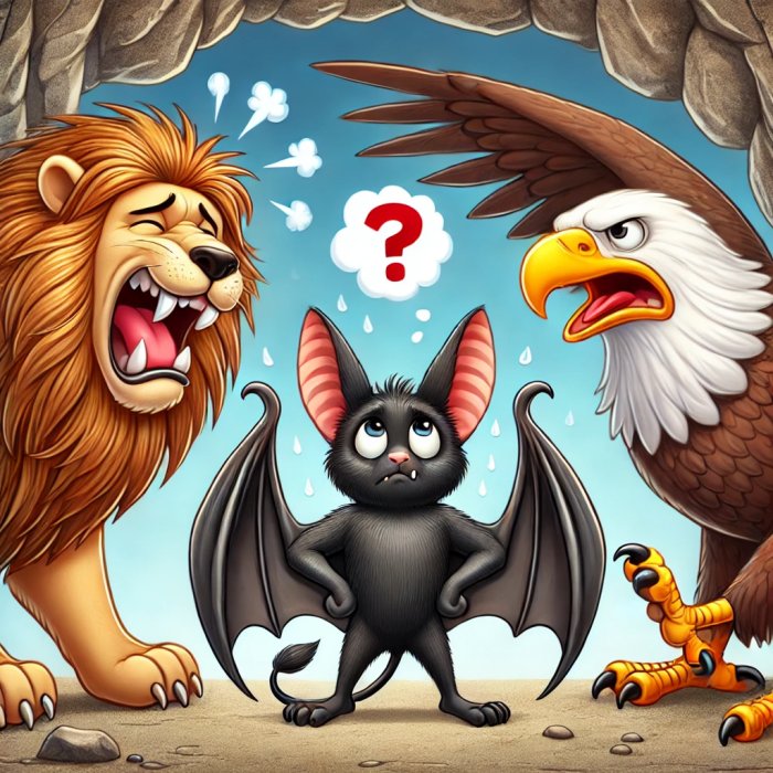 حكايات إيسوب: الطائر والوحش والخفاش Aesop’s Fables: The Bird, the Beast, and the Bat