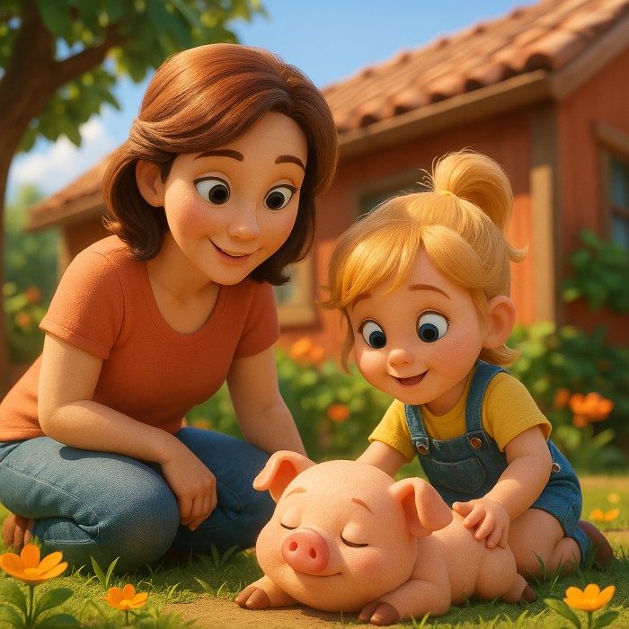 Little Pig Sleeps All Day丨Sunnie's Music Story🎶