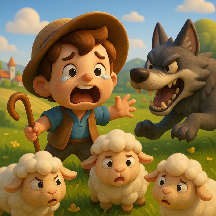 Aesop’s Fables: The Boy Who Cried Wolf🐺
