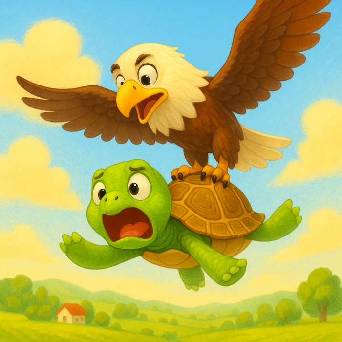 حكايات إيسوب: السلحفاة الطائرة Aesop’s Fables: The Flying Tortoise