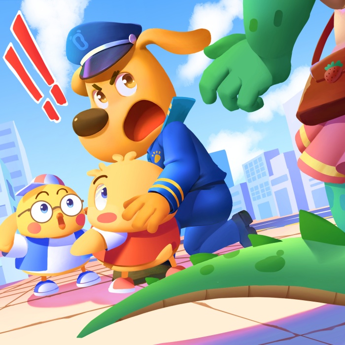 S9E1: A Mysterious Friend P1丨Safety Sheriff Labrador👮