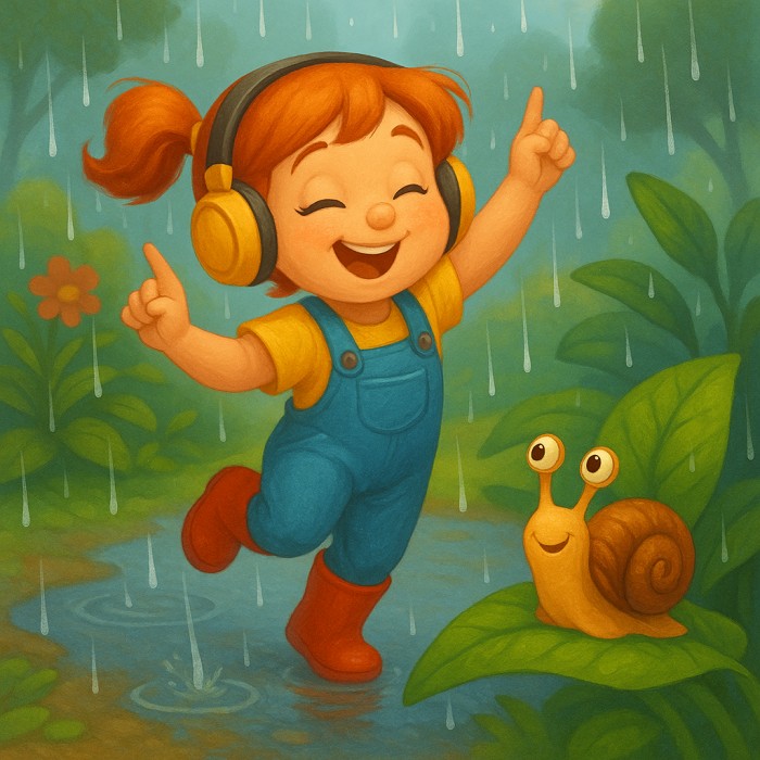 Little Snail in the Garden丨Sunnie's Music Story🎶