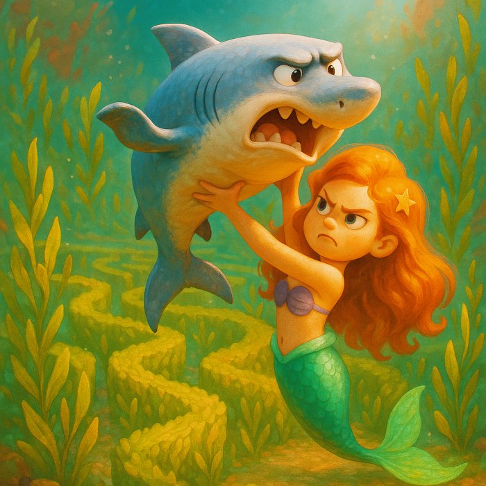 الحورية الأميرة والقرش المتباهي(1)丨سلسلة الحورية الأميرة