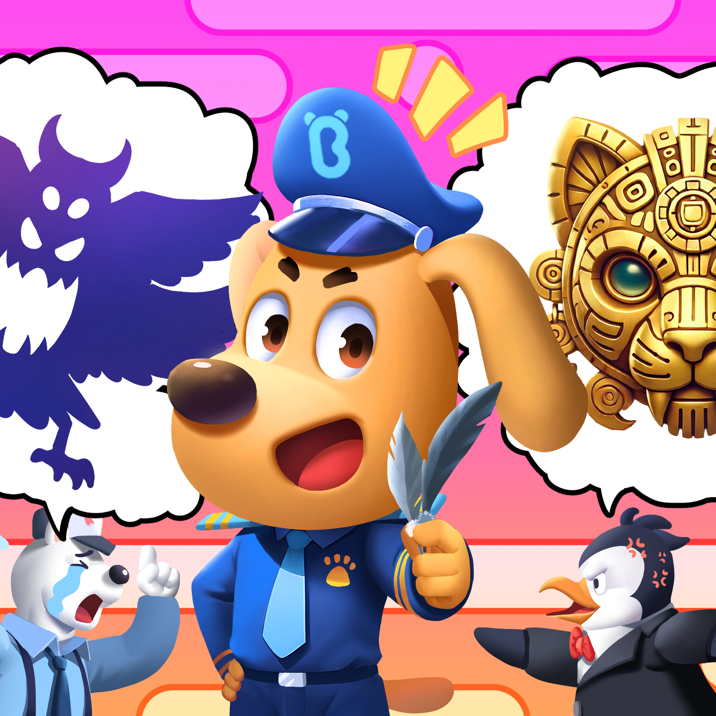 S9E13: A Bird Monster and The Golden Mask P1丨Safety Sheriff Labrador👮
