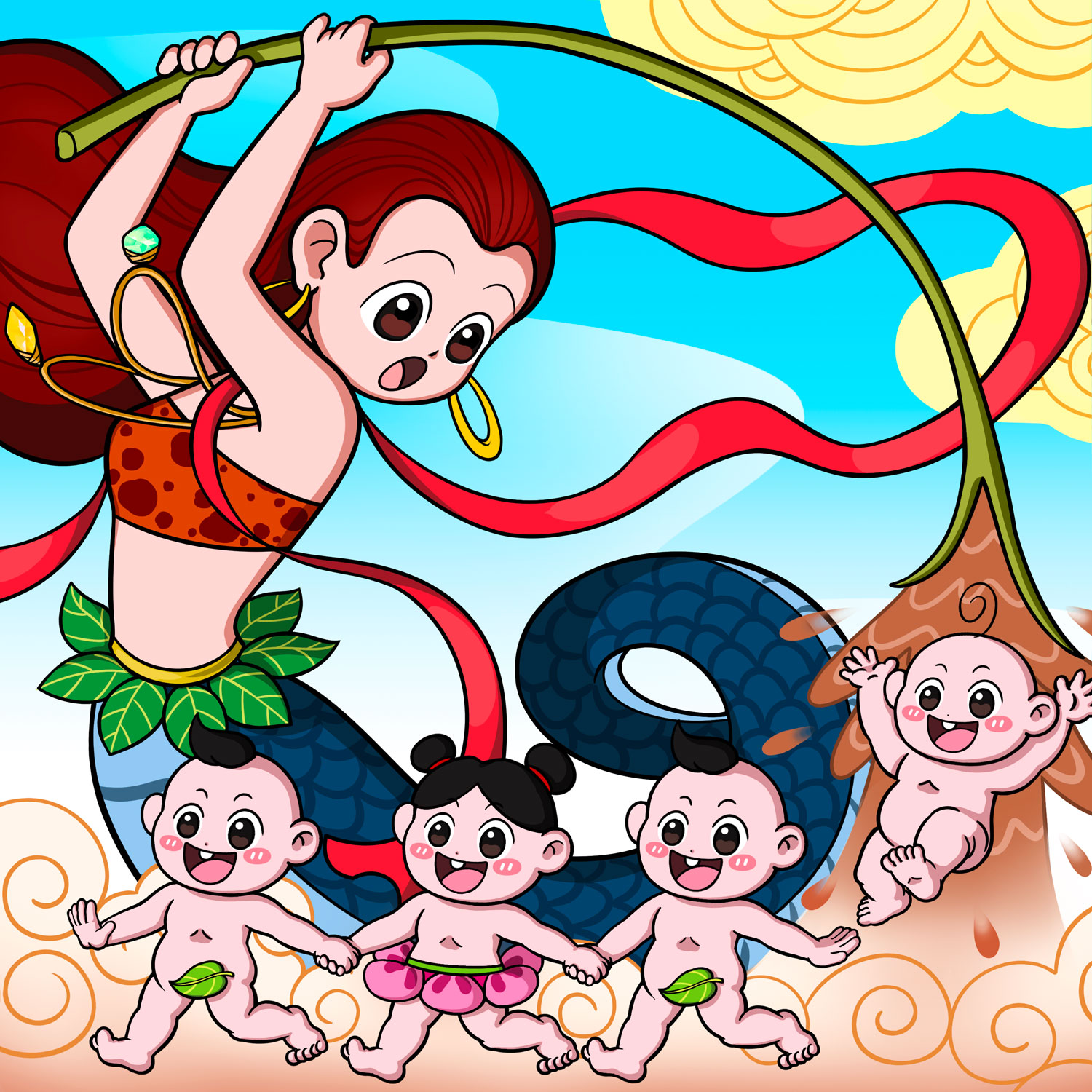 Nüwa Creating Human Beings丨Chinese Myths丨Aesop’s Fables from Every Land