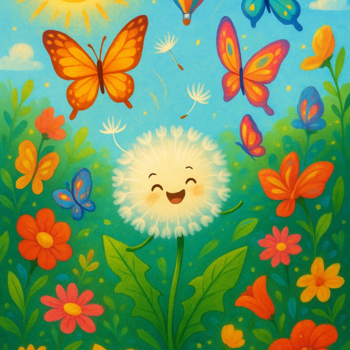 زهرة الهندباء الطائرة丨عالم الخيال