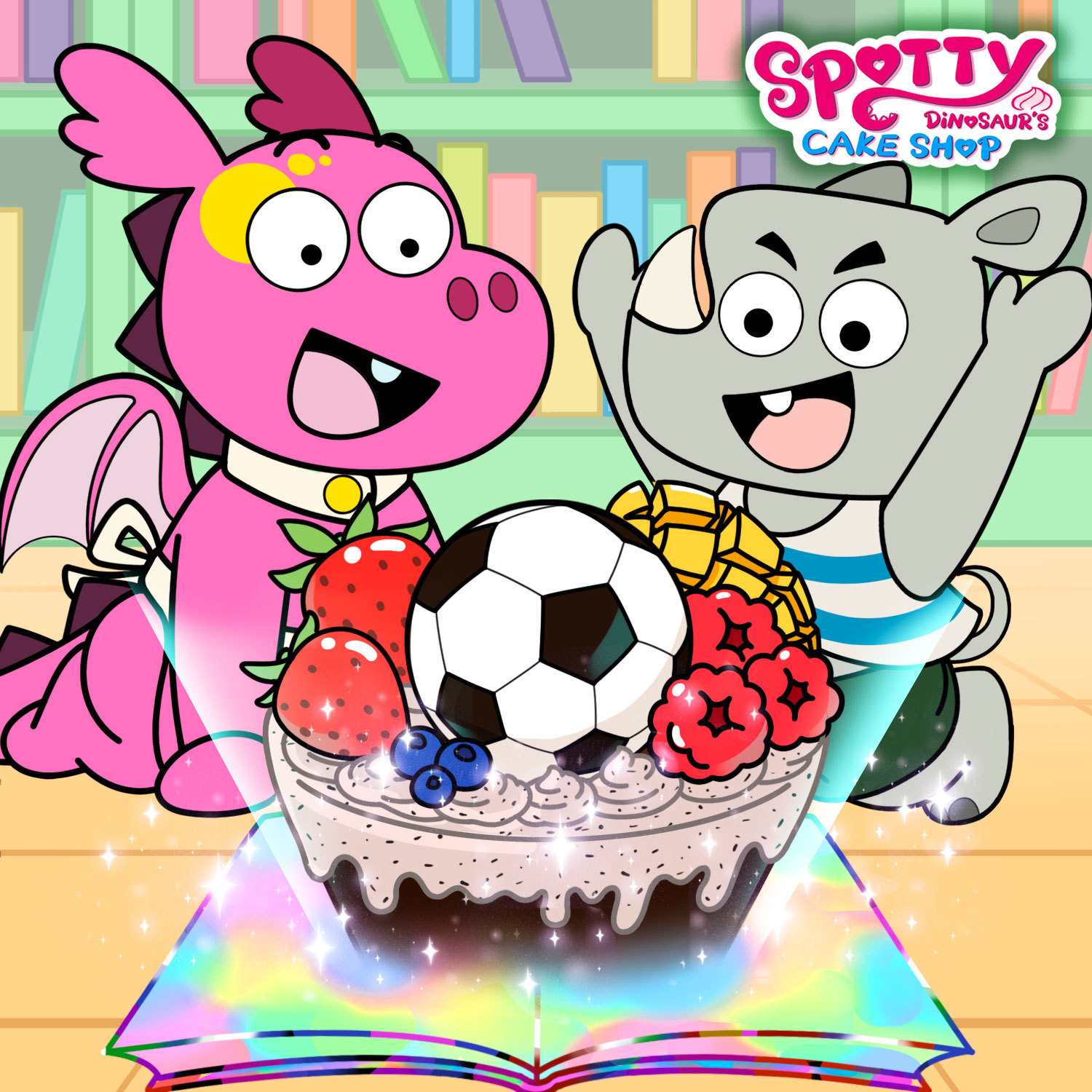 Hasty Rhino's Birthday Cake🎂丨Spotty Dinosaur's Cake Shop