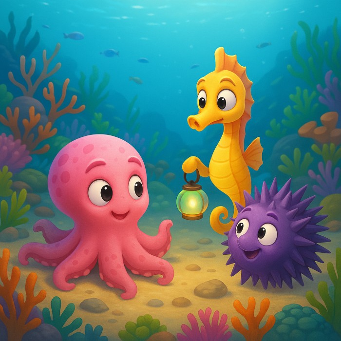 Bedtime Stories: The Coral Reef Caper🐙