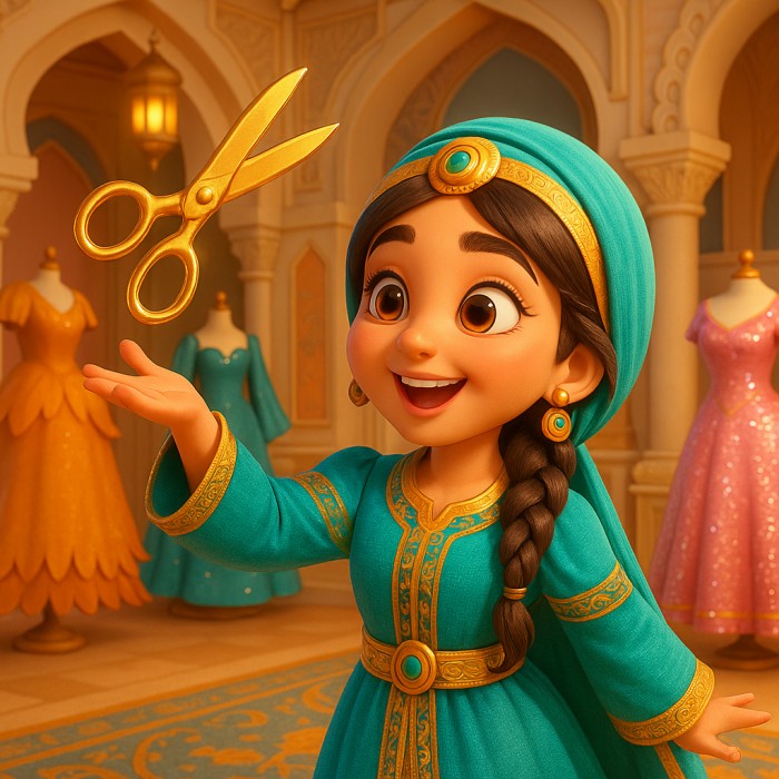الأميرة الشجاعة والمقص الذهبي