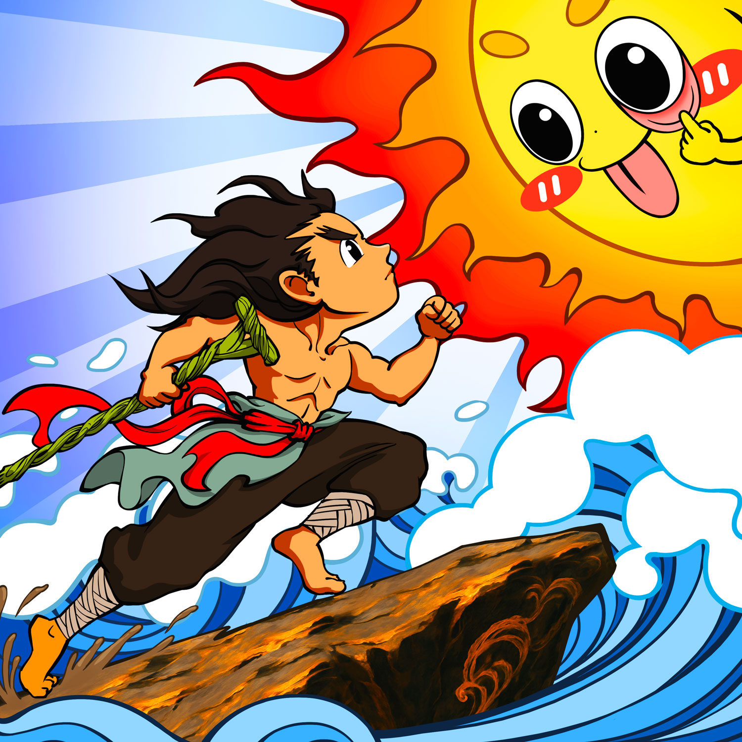 Kuafu Chasing the Sun丨A Legendary Myth from China