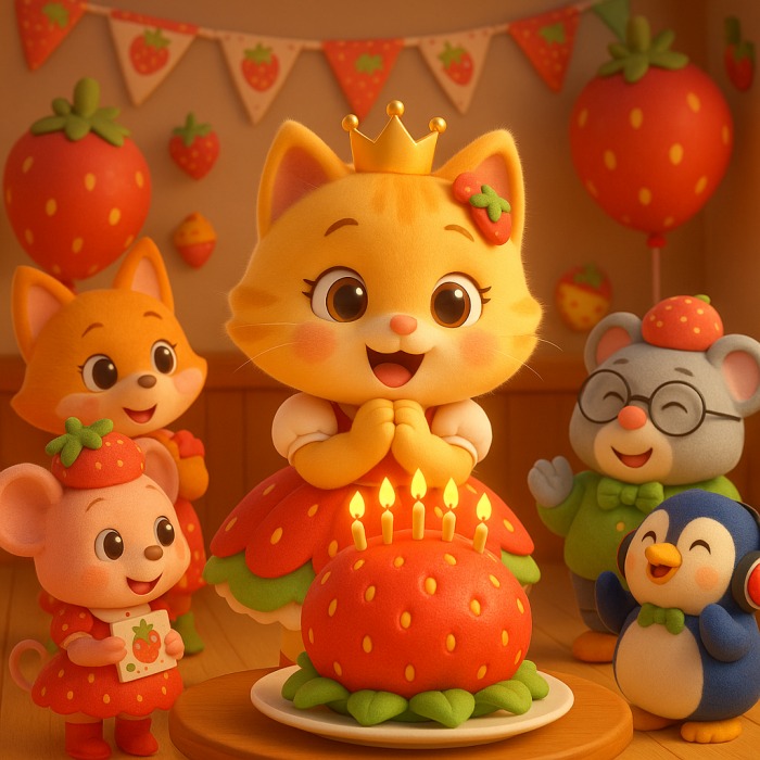 Bedtime Stories: Miumiu’s Strawberry Party🍓