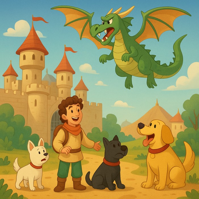 The Three Dogs丨Aesop's Fables from Every Land