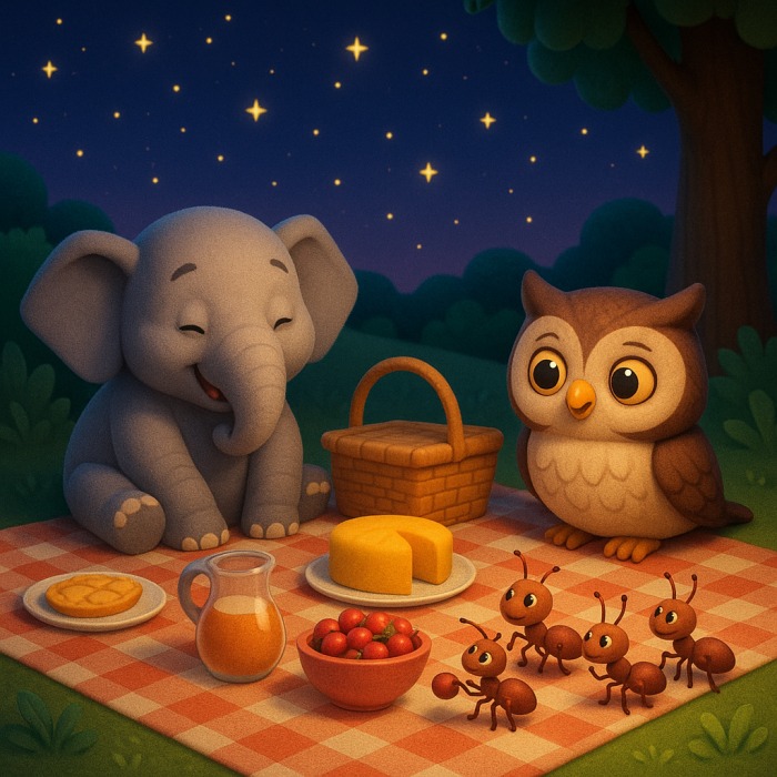 Bedtime Stories: Ellie's Starry Picnic🌠