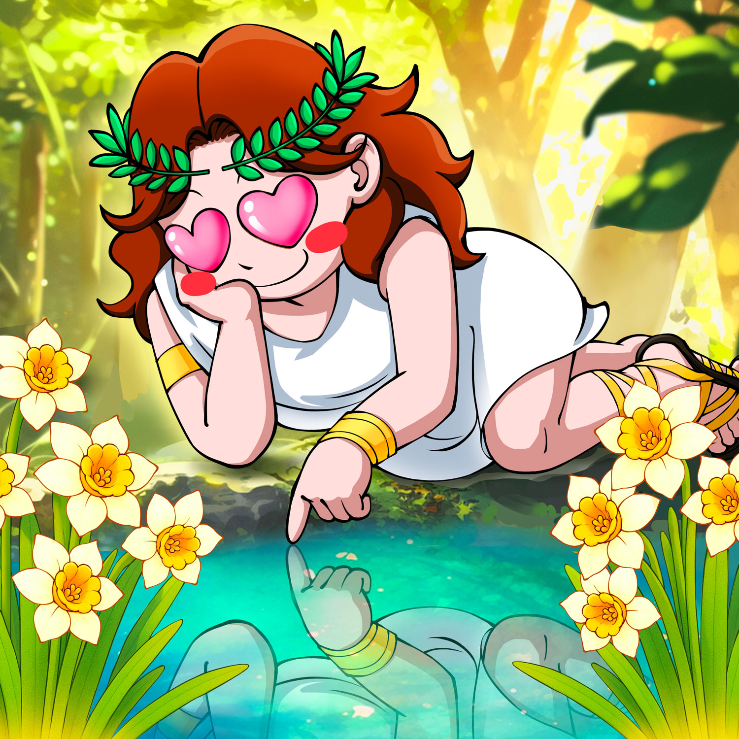 Narcissus and Echo P2丨A Tragic Tale from Greek Mythology