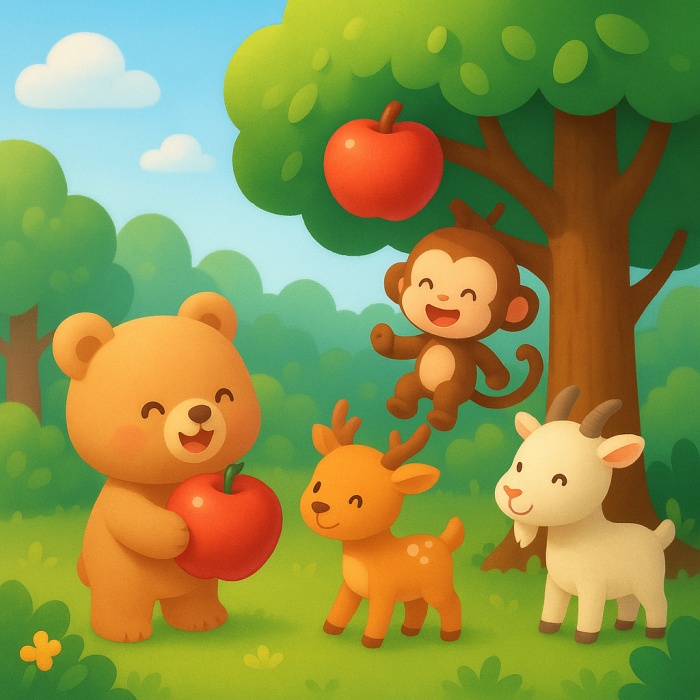 Baby Story Time:Little Bear and His Red Apples