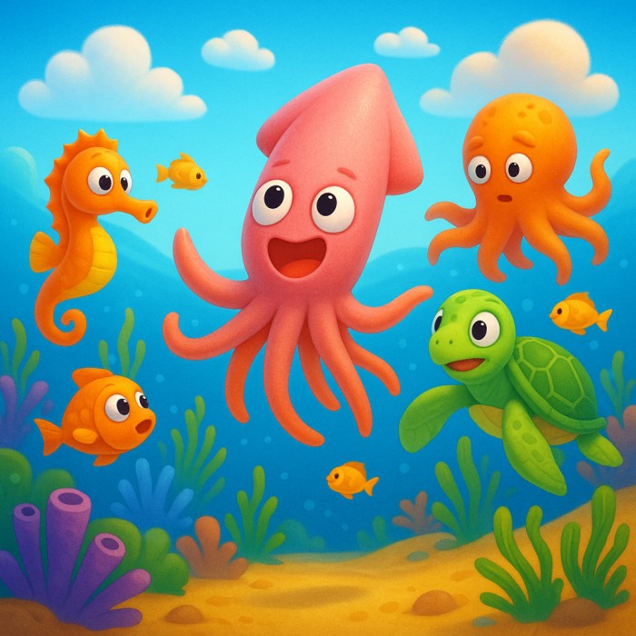 Bedtime Stories: The Day Squid Chased the Clouds