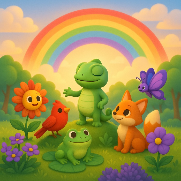Bedtime Stories: Lisa the Little Lizard and the Lost Rainbow🌈