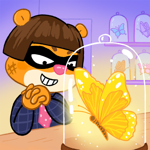 The Queen Butterfly and The Butterfly Burglar P1丨Safety Sheriff Labrador👮