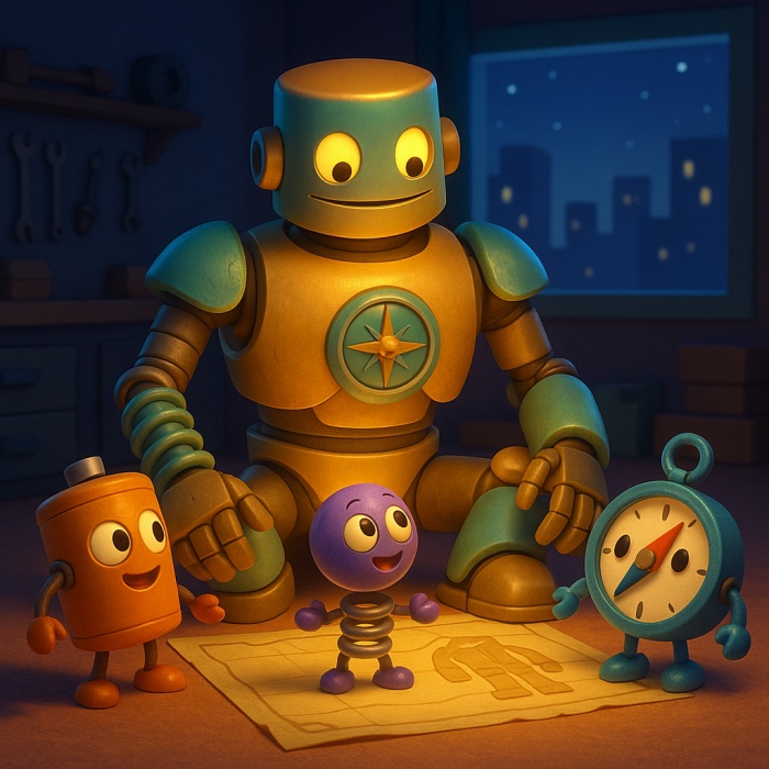 Bedtime Stories: Rusty Finds His Mission🤖